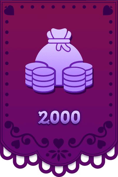Accumulez 2000 pièces